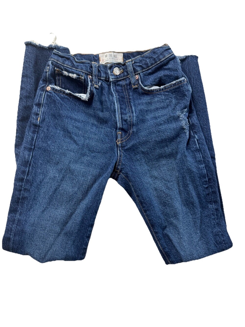 We The Free Jeans Women's 24 Slim Fit MediumWash Blue Stretch Denim Pant